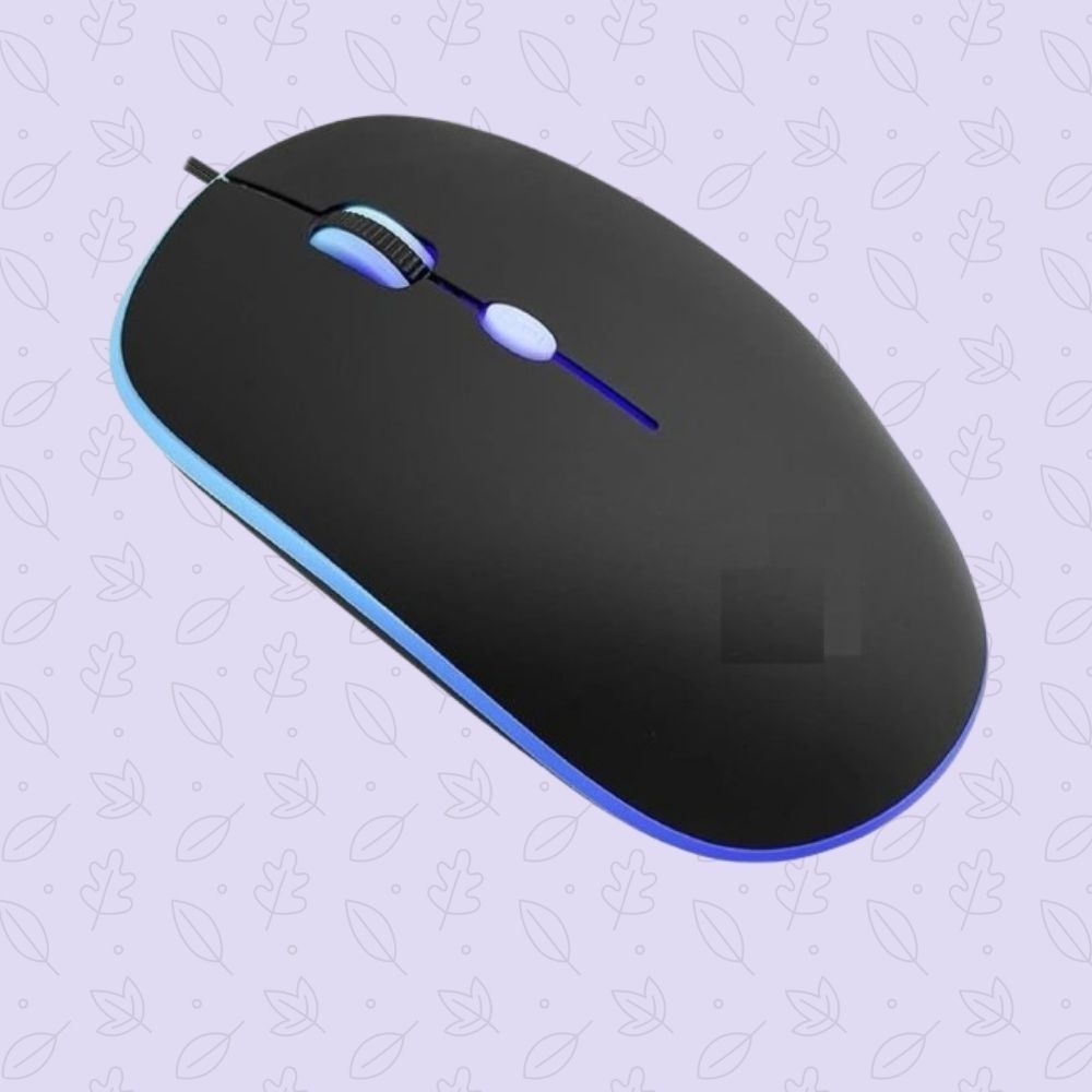 MAKMONI Computer Mouse Wired, Silent USB Mouse - Slim & Compact USB Mouse MB62 Wired Right Handed Optical Gaming Mouse-image-29