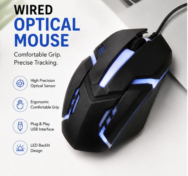 TN Group TN-WM01 Wired Ambidextrous Optical Mouse-picture-25
