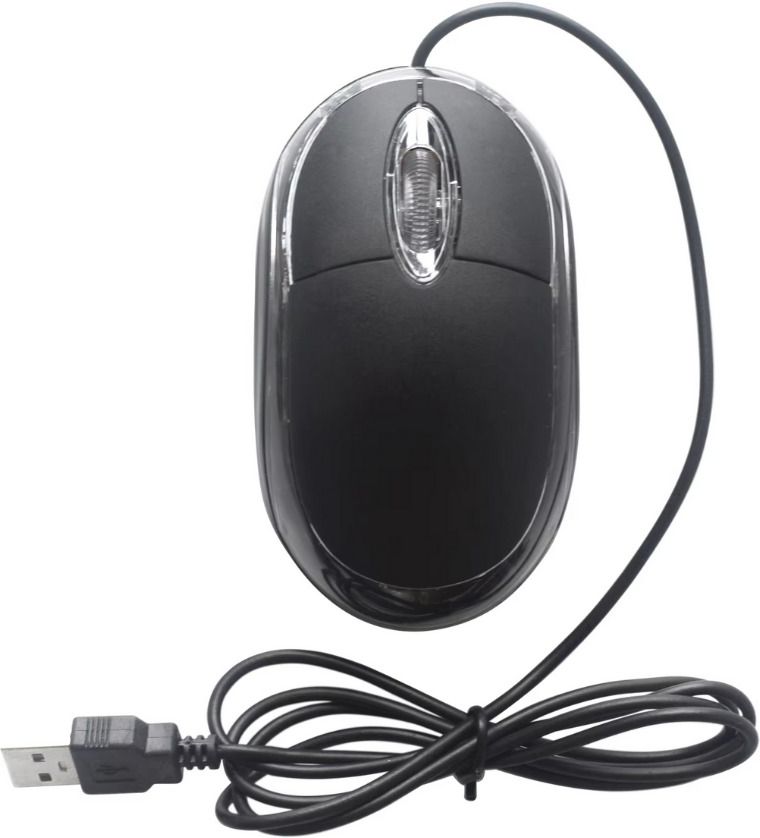 icall Wired Optical Mouse, LED Tracking, Scrolling Wheel, Plug and Play Wired Ambidextrous Optical Mouse-image-24