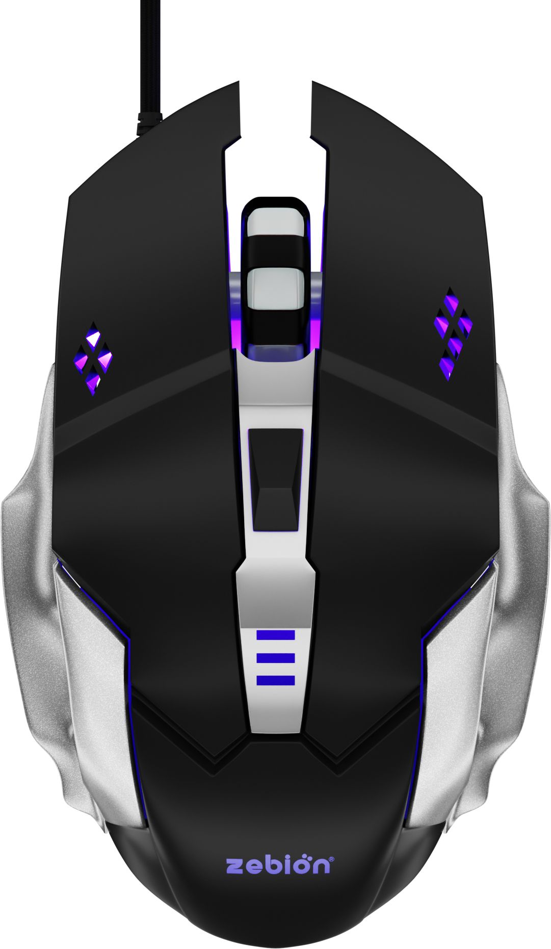 zebion Aim Master Gaming RGB USB Mouse Upto 3200 DPI, 6 Buttons, 1.5M Braided Cable Wired Ambidextrous Optical Gaming Mouse-image-14