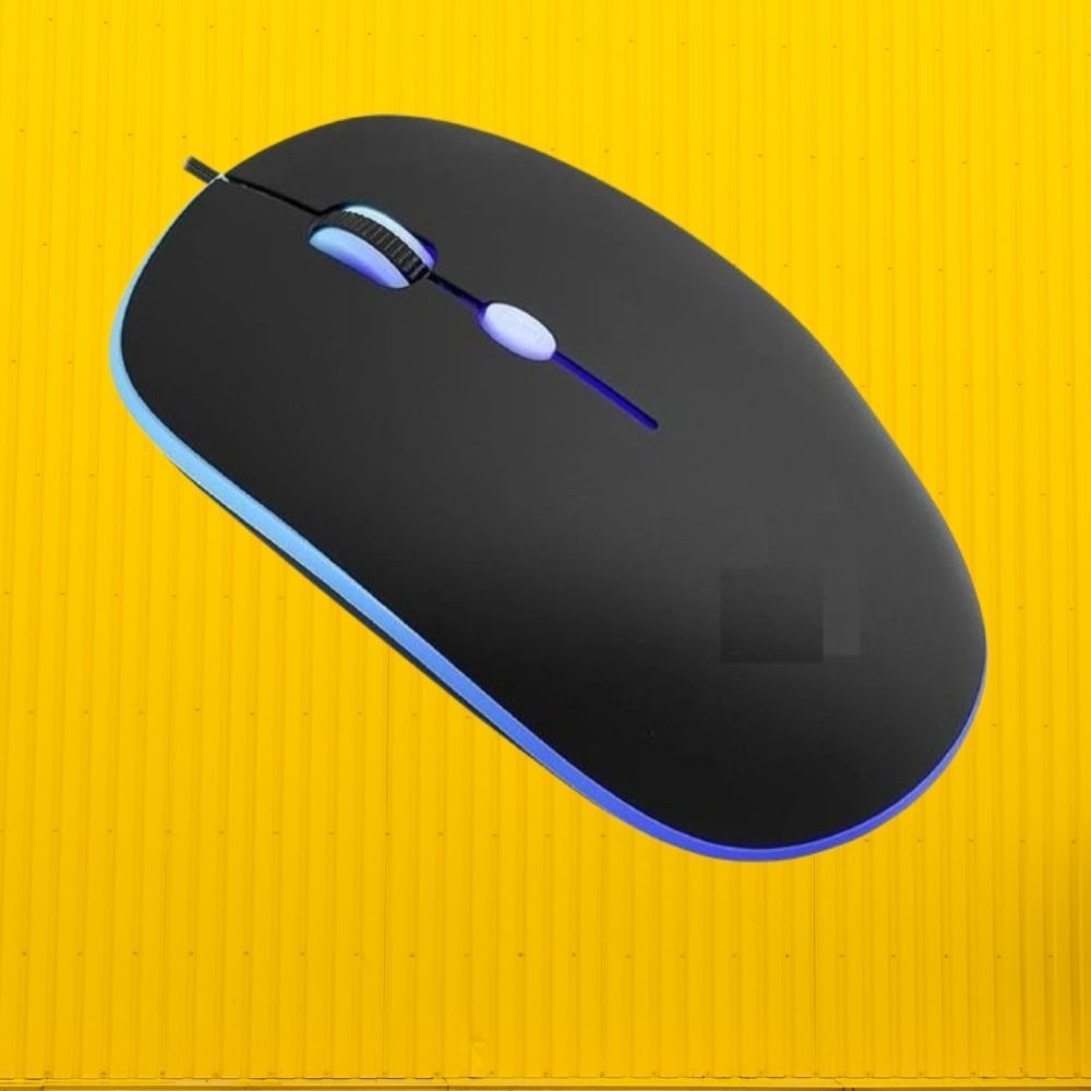 MAKMONI Computer Mouse Wired, Silent USB Mouse - Slim & Compact USB Mouse MB130 Wired Right Handed Optical Gaming Mouse-image-46