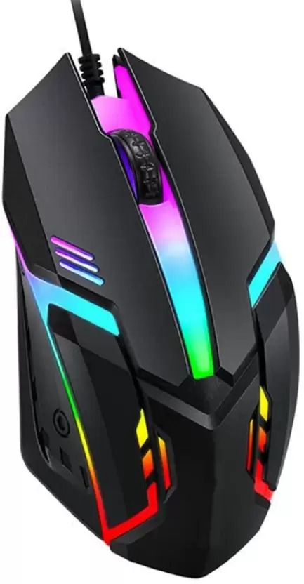 PAC USB Wired Gaming Mouse D1 Black, Optical Gaming Mouse Wired Ambidextrous Optical Gaming Mouse-picture-20