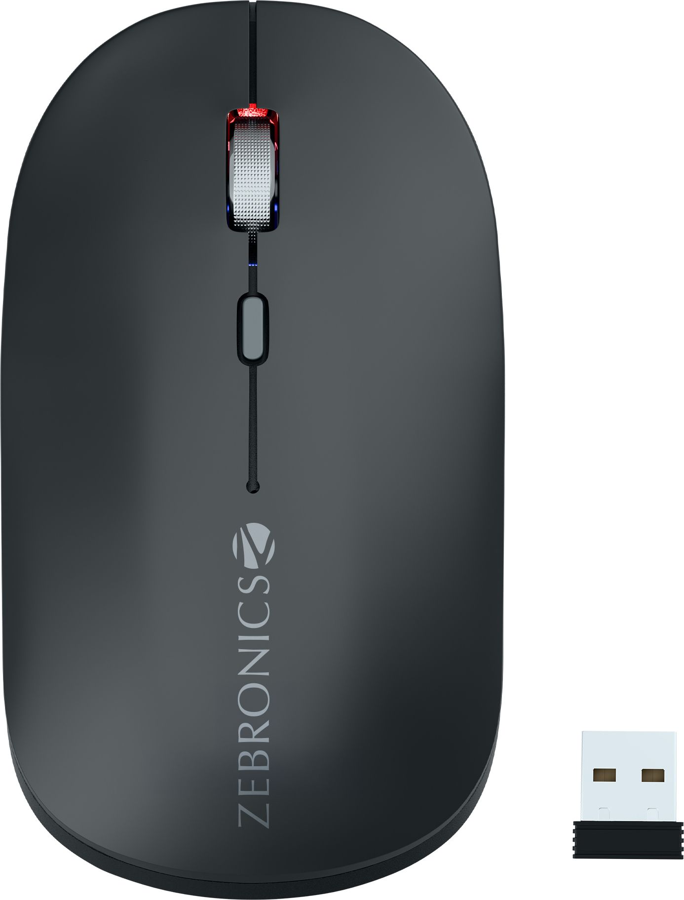 ZEBRONICS Poise Wireless Ambidextrous Optical Mouse Rechargeable Wireless Mouse ,1600DPI, Silent Ergonomic, 4 Buttons with Bluetooth-image-39