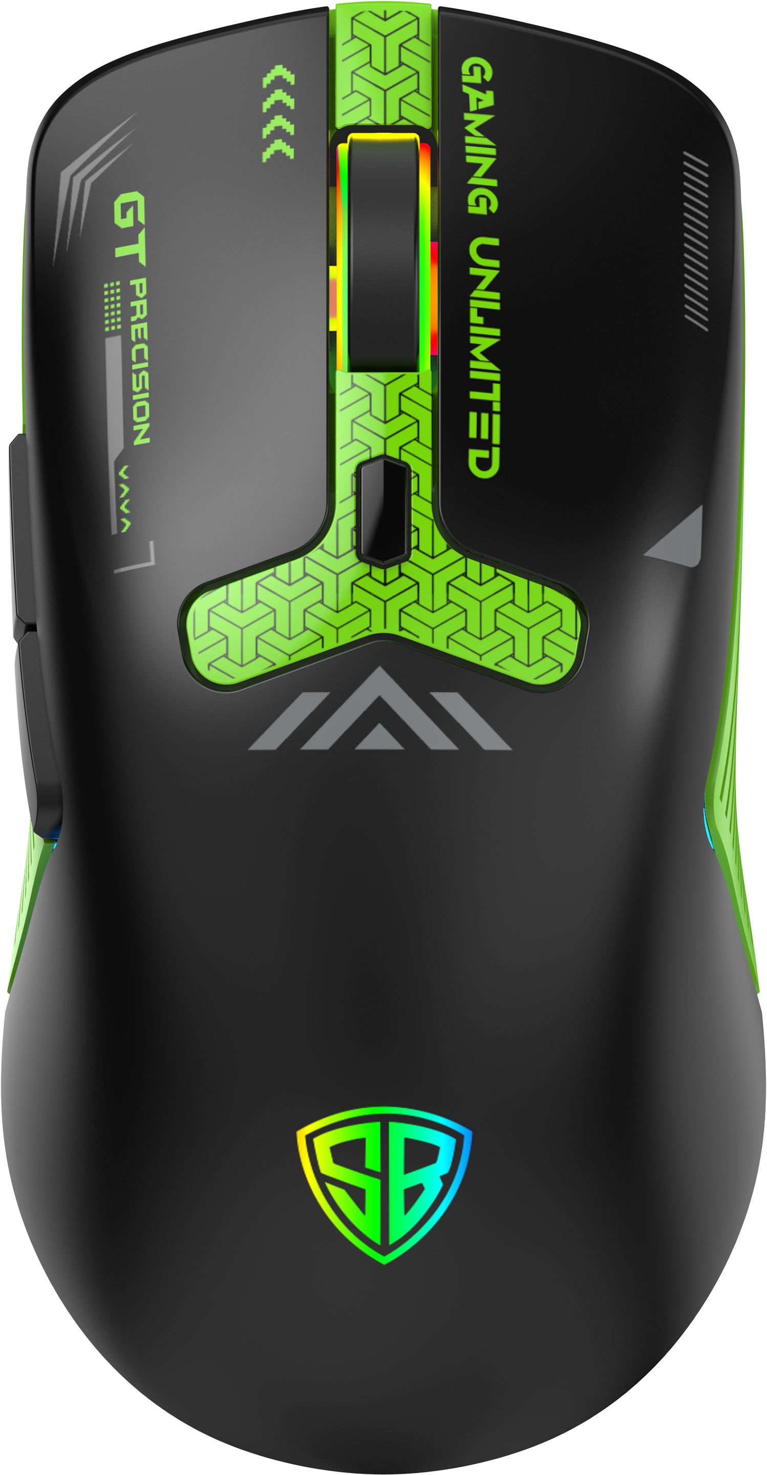 SpinBot Clutch GT500 |4800 DPI Gaming Sensor|42+Hrs battery backup|RGB breathing Effect| Wireless Ergonomic Optical Gaming Mouse with Bluetooth-picture-14
