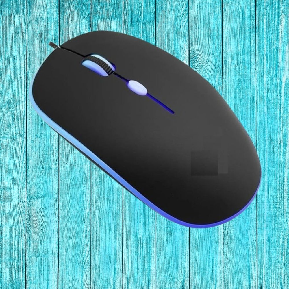 MAKMONI Computer Mouse Wired, Silent USB Mouse - Slim & Compact USB Mouse MB53 Wired Right Handed Optical Gaming Mouse-image-39