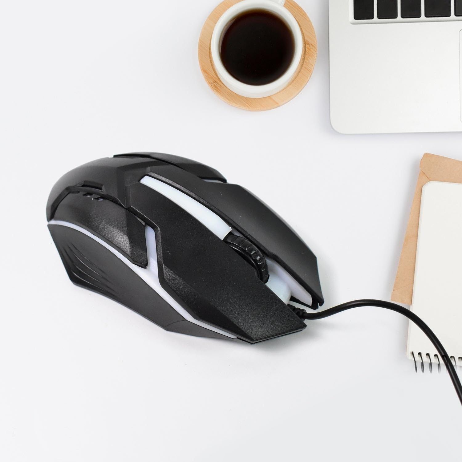 HHM CREATIONS USB Wired Mouse, Ergonomic Design Gaming Mous Wired Right Handed Hybrid Gaming Mouse-picture-25