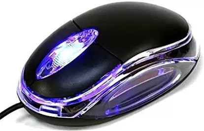 SPIDCOMSERVICES wireless mouse Wired Ambidextrous Optical Mouse image 1