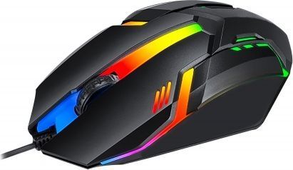 RMT Entwino 7 Color RGB Wired Gaming Mouse Wired Ergonomic Optical Gaming Mouse-image-49