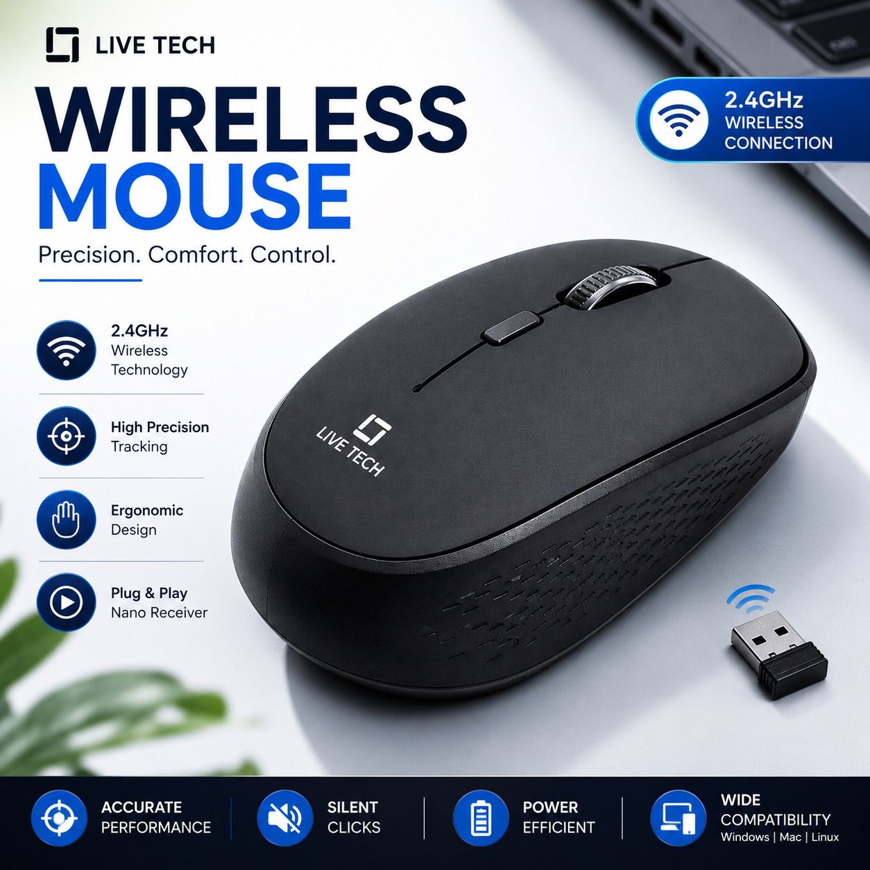 Live Tech Draw Right Handed Mechanical Gaming Mouse-image-17