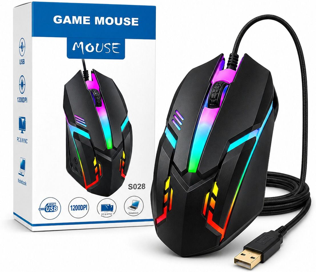 AS covers Gaming Mouse RGB Light Wired Right Handed Laser Gaming Mouse-picture-26