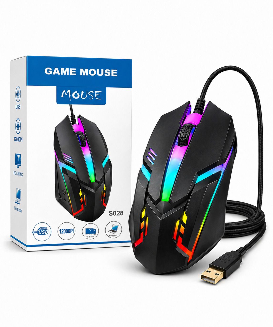 AS covers Gaming Mouse wired Wired Right Handed Laser Gaming Mouse-picture-35