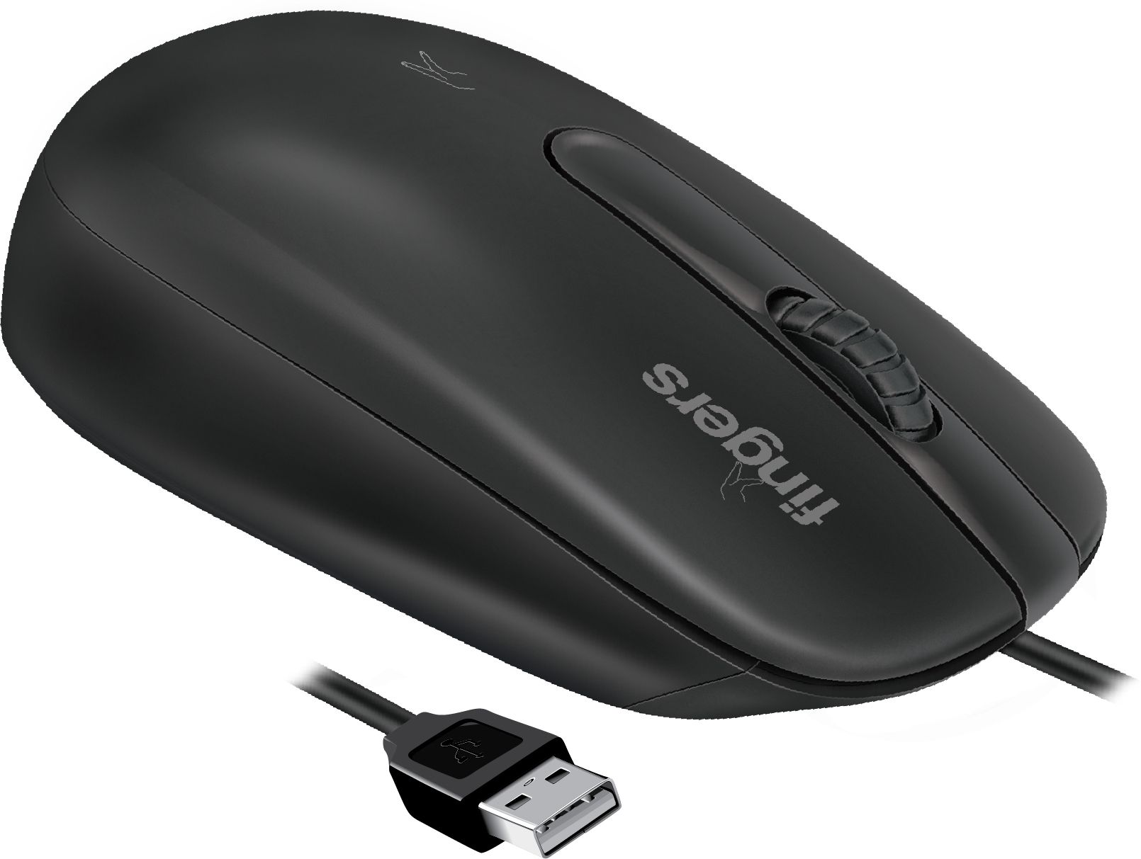 FINGERS MasterHit Wired Ambidextrous Optical Mouse-image-30