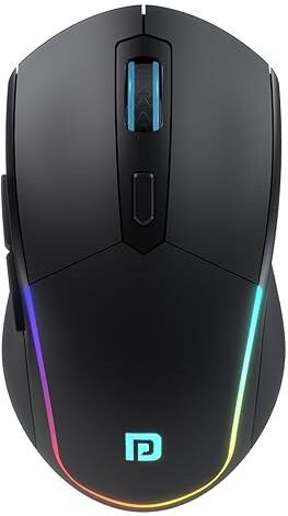 Portronics Toad One Bluetooth Wireless Mouse with 6 Buttons, RGB Lights, Rechargeable Wireless Ambidextrous Optical Mousewith Bluetooth-picture-16