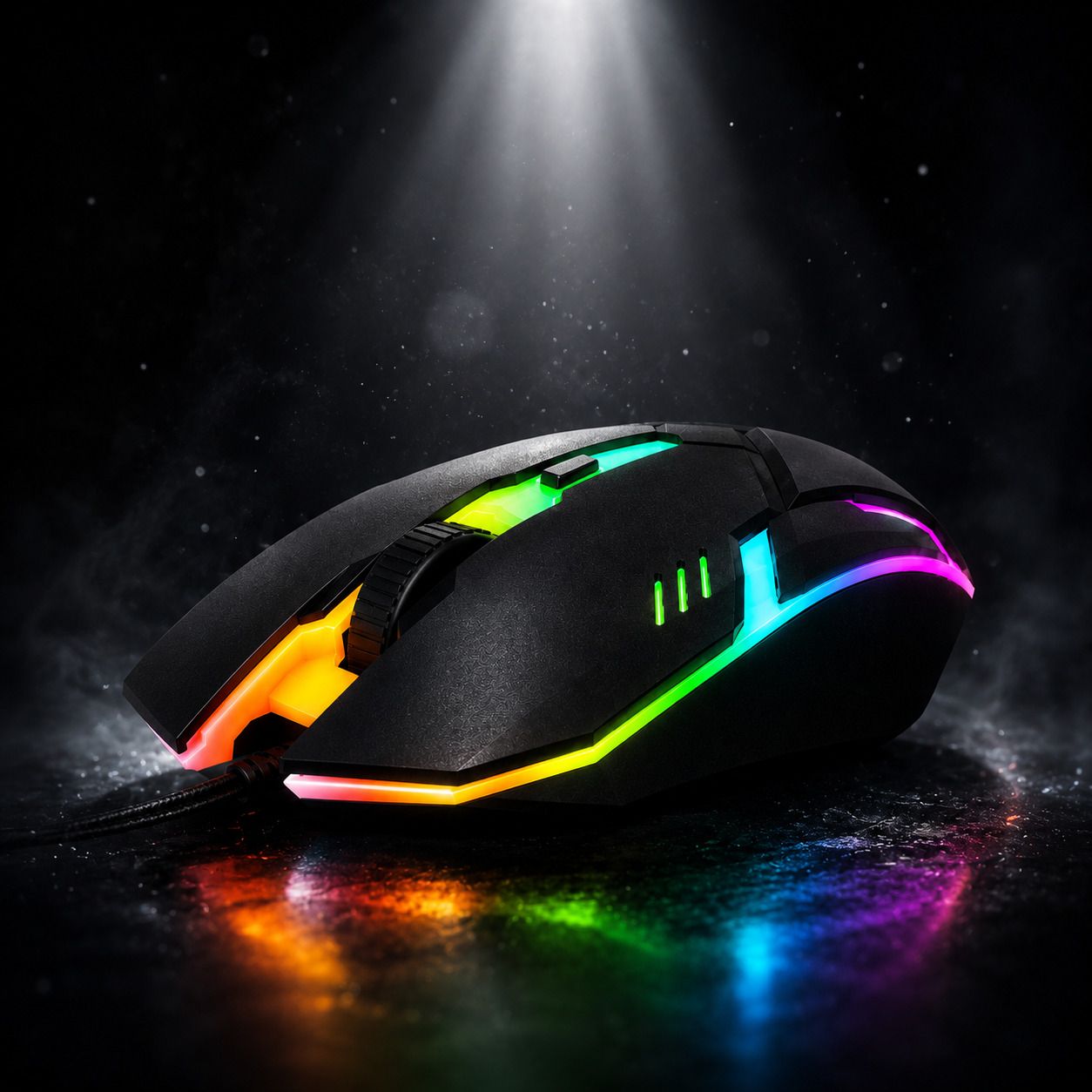 PROSAC USB Optical Gaming Mouse | Dynamic RGB LED Glow | 1500 DPI Wired Ergonomic Optical Gaming Mouse-picture-23