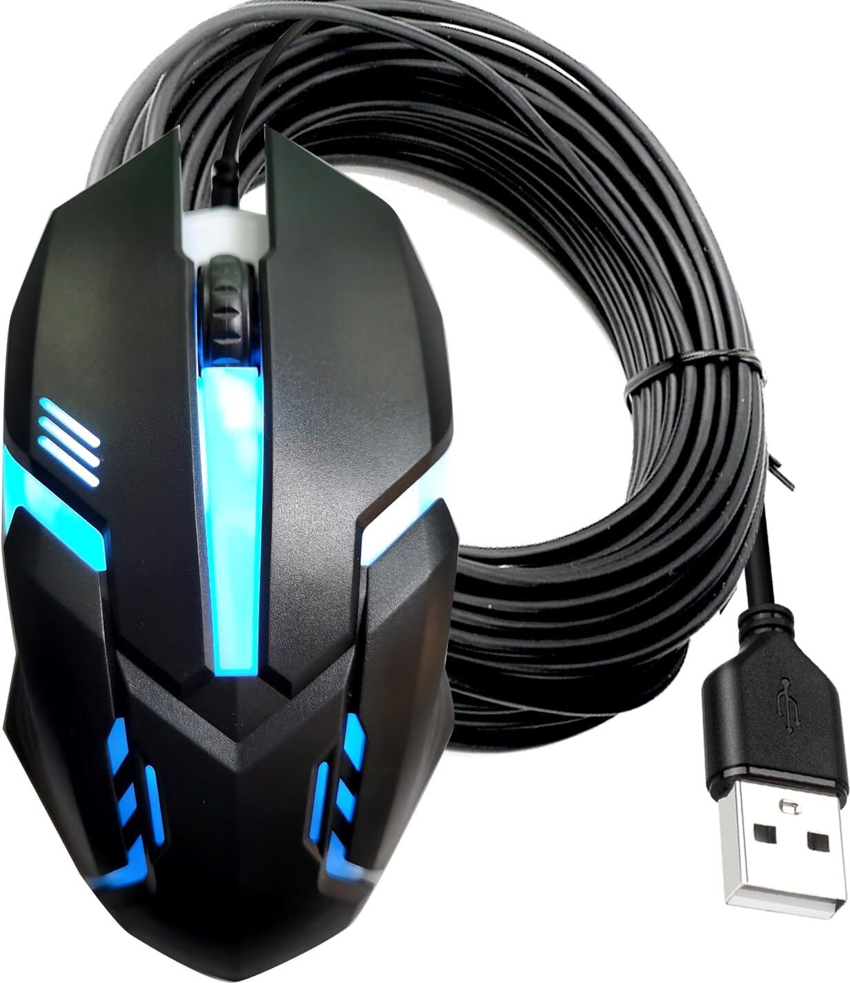 BlackBoost USB Wired Gaming Mouse RGB Light Ergonomic for PC Laptop Windows Mac Wired Ambidextrous Optical Gaming Mouse-image-37