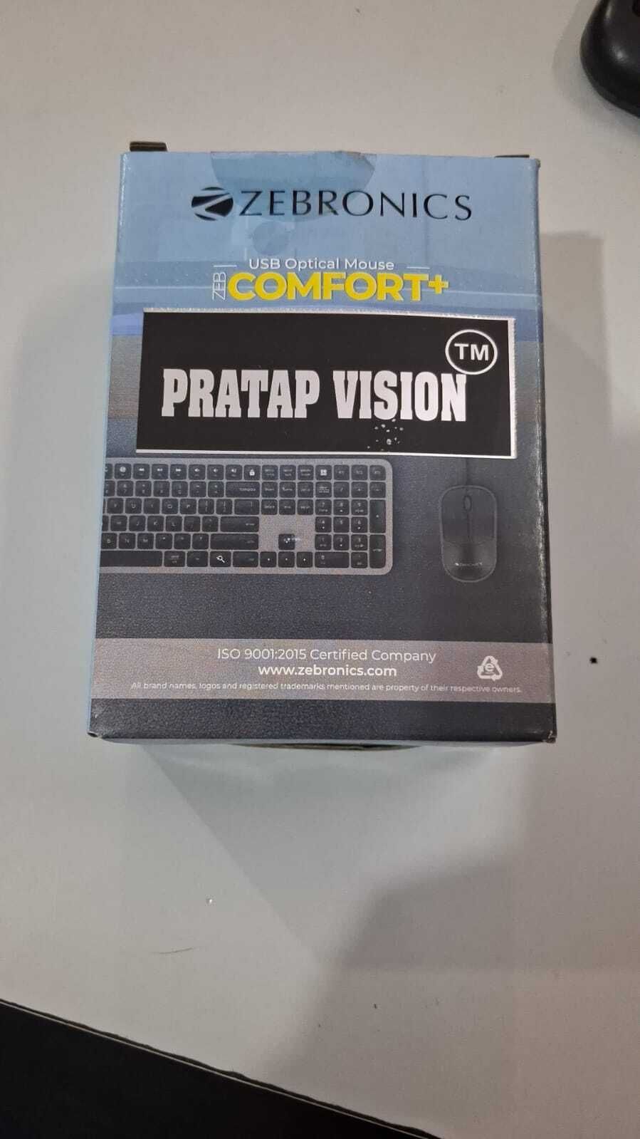 pratap vision ZEBRONICS COMFORT Wired Right Handed Optical Mouse-picture-31