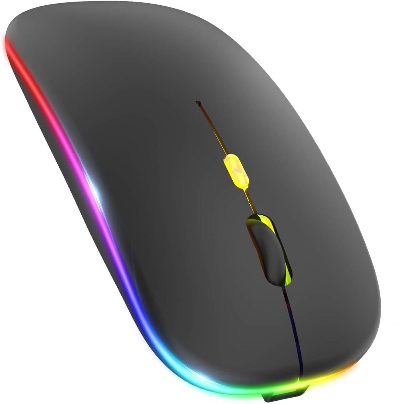 ELECTRO WOLF LED 2.4Ghz Wireless Slim Silent Portable 3 Adjustable DPI Level |USB Type C OTG| Wireless Ambidextrous Optical Gaming Mouse with Bluetooth-image-49