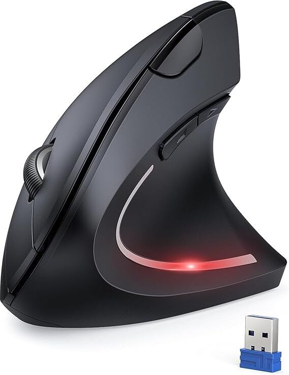 RuhZa Optical Mouse, 800/1200/1600DPI, 5 Buttons Wired Ergonomic Optical Gaming Mouse with Bluetooth-image-16