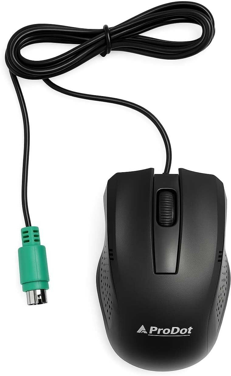 PRODOT 253 PS2 Wired Ambidextrous Optical Mouse-image-3
