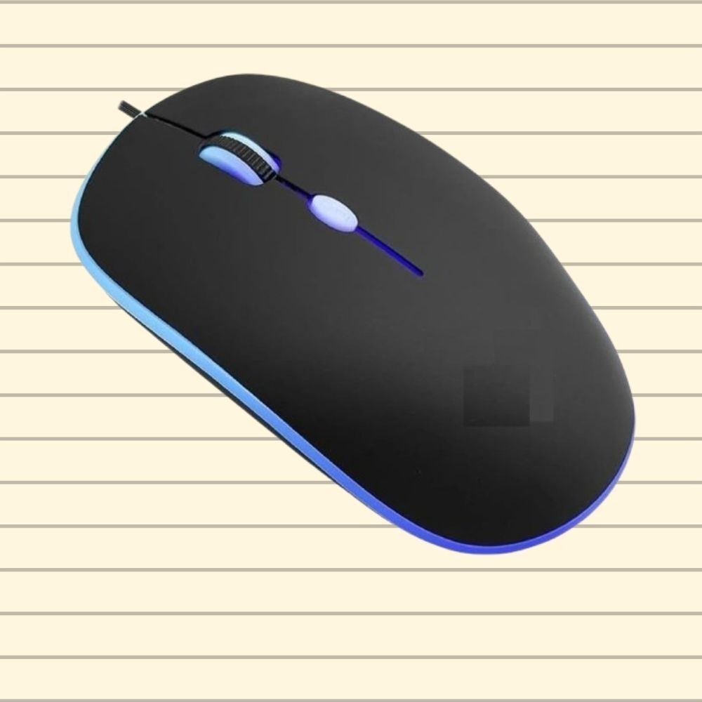 MAKMONI Computer Mouse Wired, Silent USB Mouse - Slim & Compact USB Mouse MB19 Wired Right Handed Optical Gaming Mouse-image-44