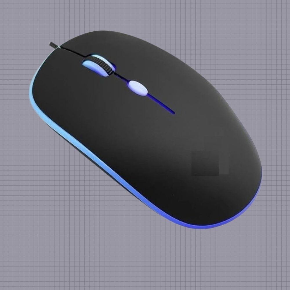 MAKMONI Computer Mouse Wired, Silent USB Mouse - Slim & Compact USB Mouse MB27 Wired Right Handed Optical Gaming Mouse-image-41