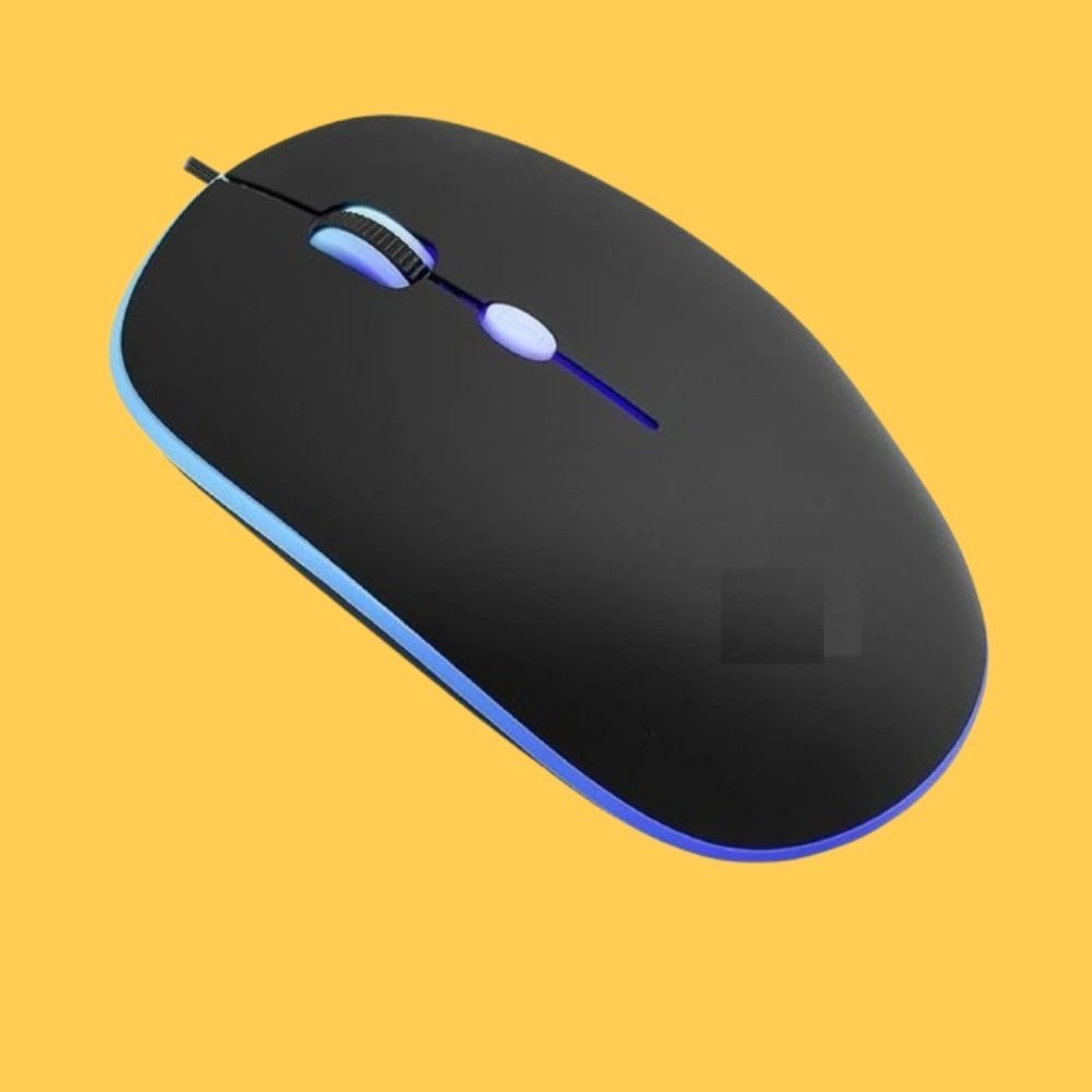 MAKMONI Computer Mouse Wired, Silent USB Mouse - Slim & Compact USB Mouse MB143 Wired Right Handed Optical Gaming Mouse-image-41