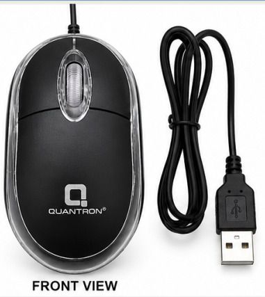 Quantron High Quality Quantorn Wired USB Optical Mouse Wired Right Handed Optical Gaming Mouse-image-42