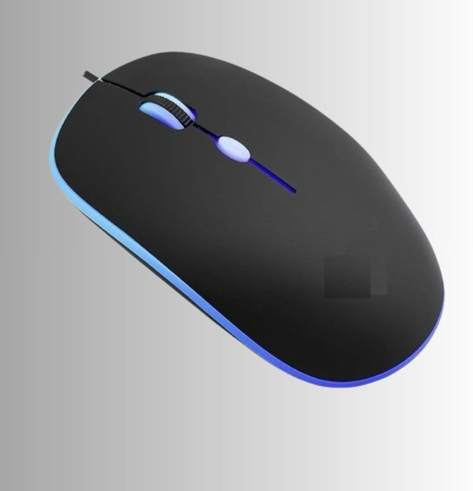 MAKMONI Computer Mouse Wired, Silent USB Mouse - Slim & Compact USB Mouse MB79 Wired Right Handed Optical Gaming Mouse-image-47