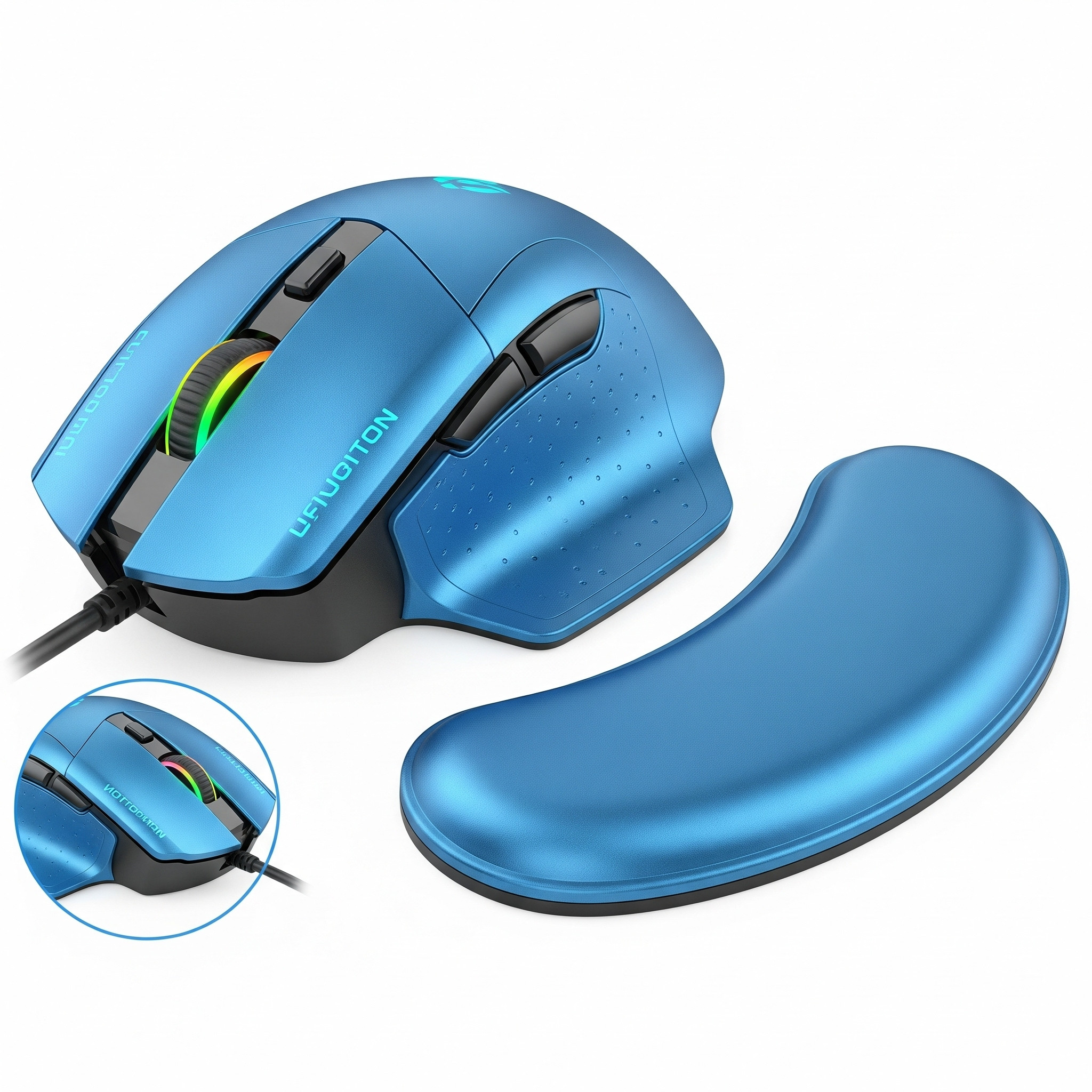 Sample MOUSE74 Wireless Ambidextrous Hybrid Gaming Mouse with Bluetooth image 1