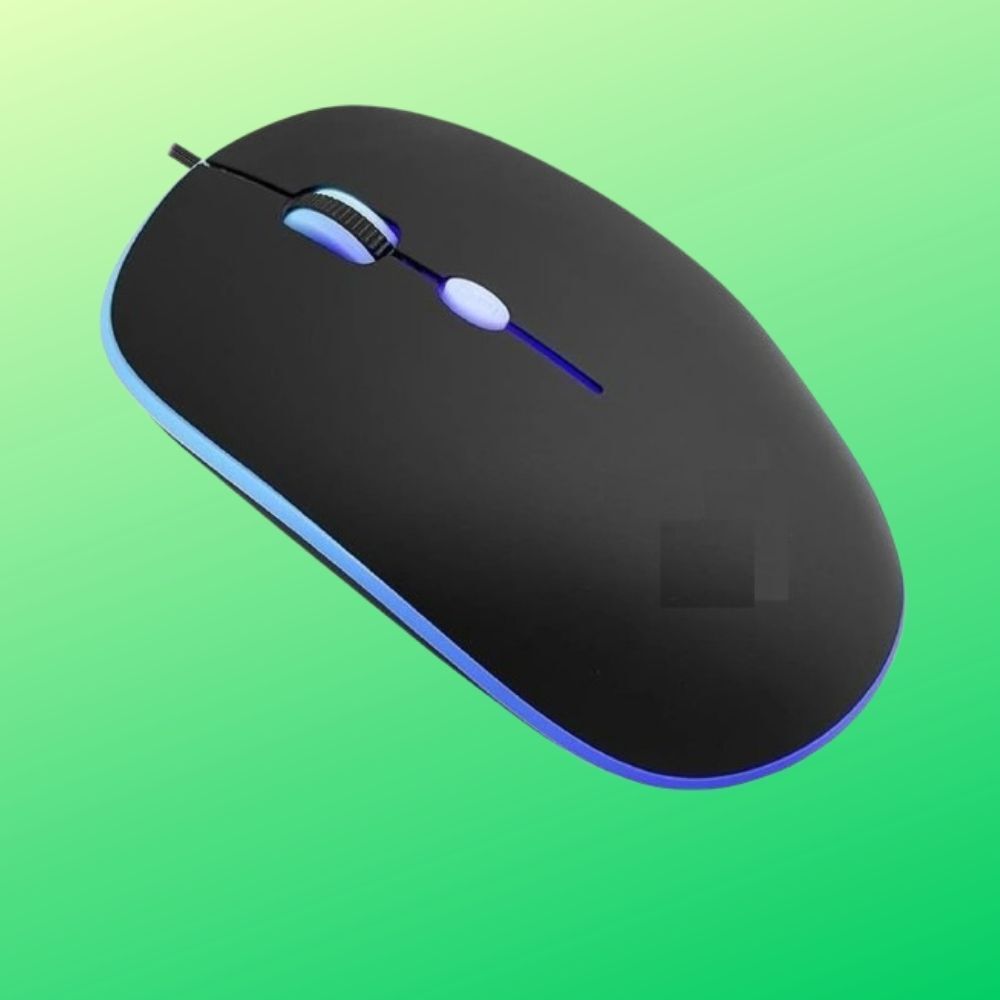 MAKMONI Computer Mouse Wired, Silent USB Mouse - Slim & Compact USB Mouse MB139 Wired Right Handed Optical Gaming Mouse-image-48