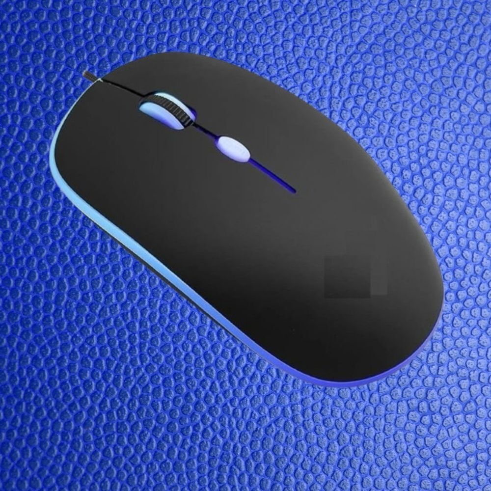 MAKMONI Computer Mouse Wired, Silent USB Mouse - Slim & Compact USB Mouse MB90 Wired Right Handed Optical Gaming Mouse-image-9