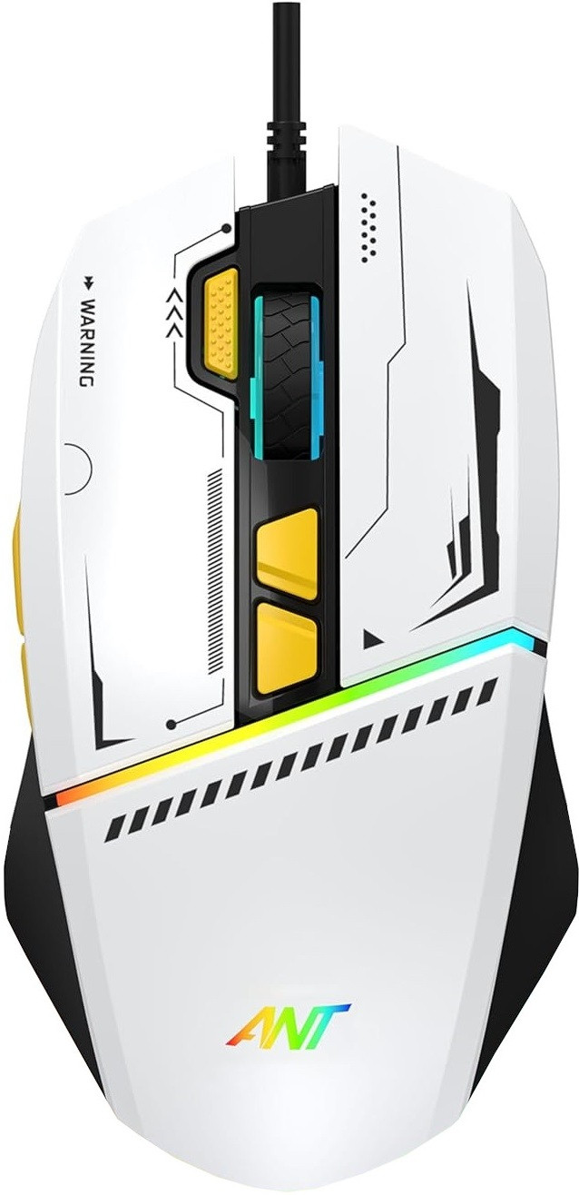 Ant Ghost50 Wired Ambidextrous OpticalGaming Mouse image 1