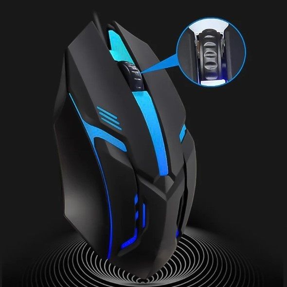 RIDDHIKA OPTICAL01 Wired Ambidextrous Optical Gaming Mouse-picture-10