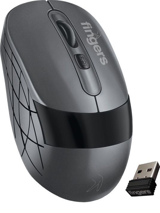 FINGERS AeroGrip Nova Wireless Ergonomic Optical Mouse with Bluetooth-picture-13