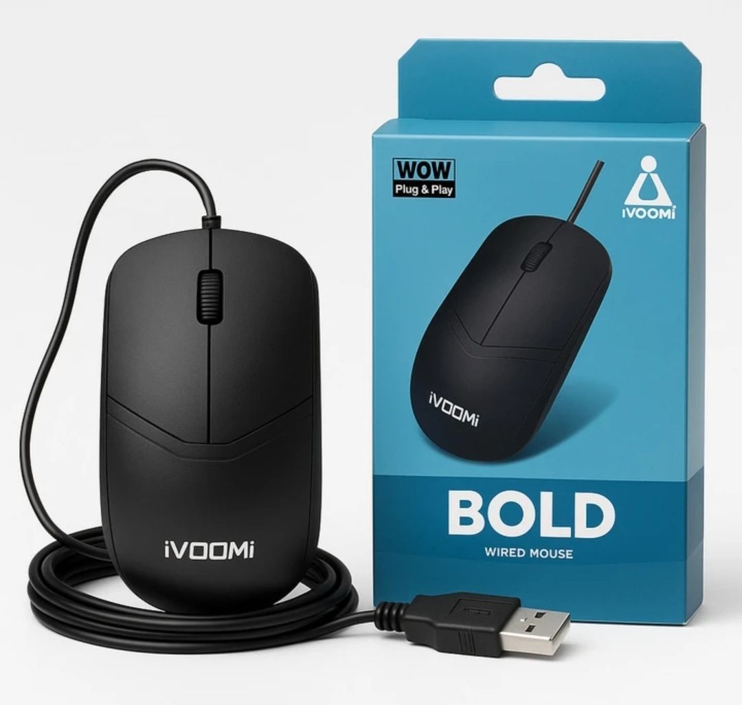 iVoomi Bold Mouse Wired Ambidextrous Optical Mouse-picture-17