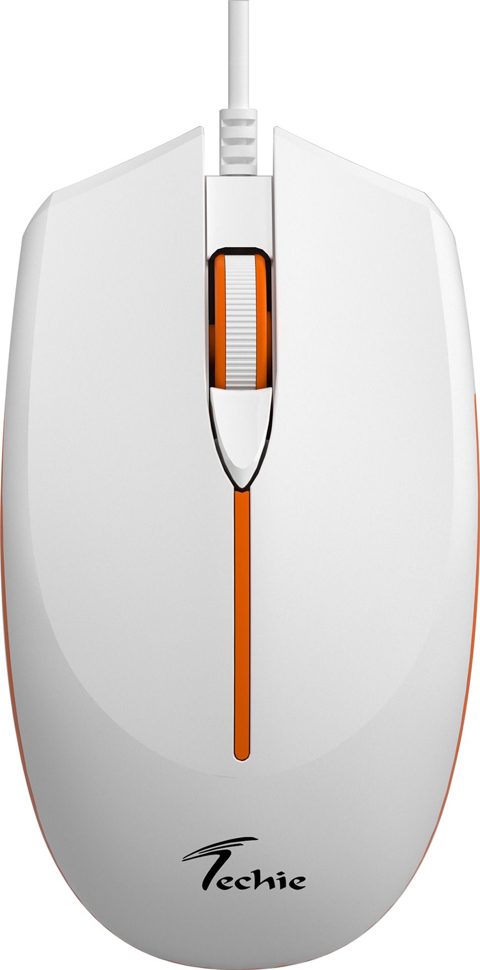 Techie EDGE WHITE Wired Ambidextrous Optical Mouse-image-29