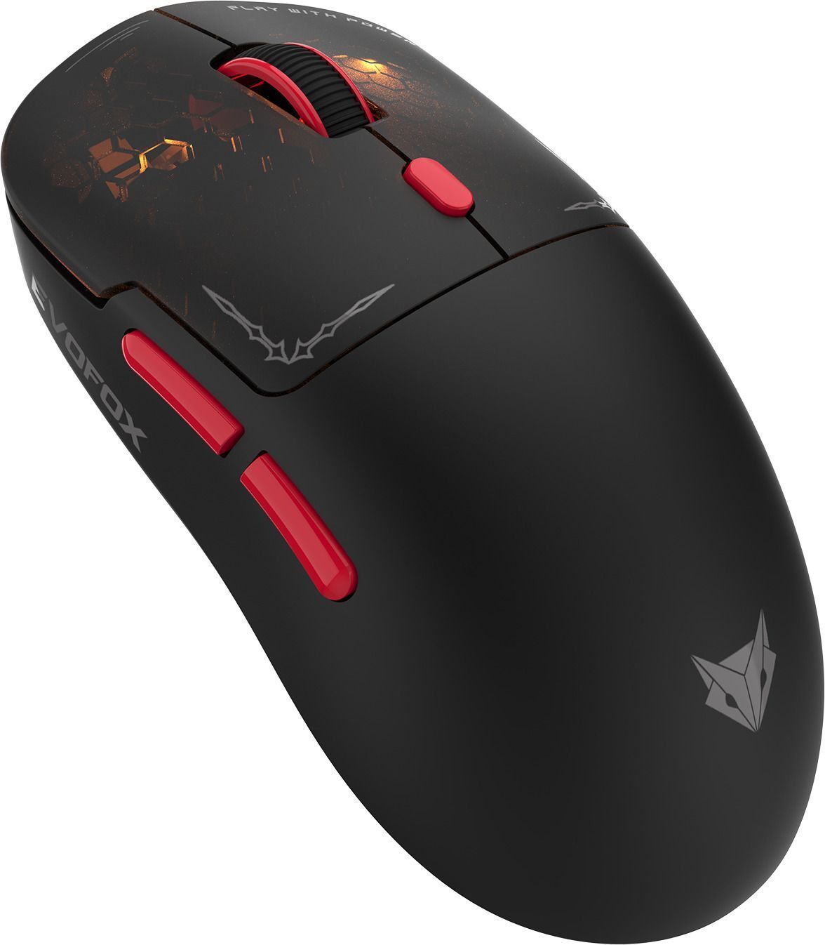 EVOFOX Phantom Air Tri-Mode Programmable Ultra Light Weight 12,800 DPI Rechargeable Wireless Ambidextrous Optical Gaming Mouse-image-0