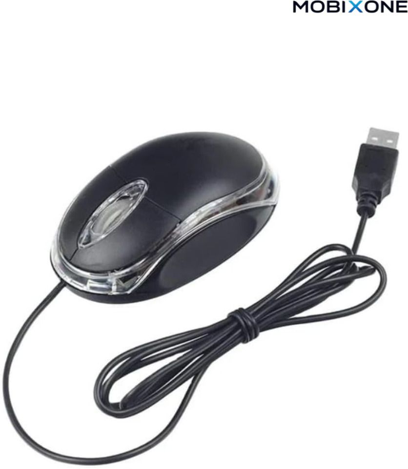 MOBIXONE Wired USB Optical Mouse | 1200 DPI | 3 Buttons | Plug & Play Wired Ergonomic Optical Mouse-image-34