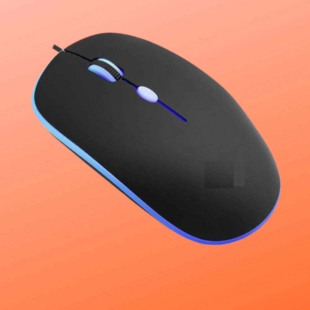 MAKMONI Computer Mouse Wired, Silent USB Mouse - Slim & Compact USB Mouse MB153 Wired Right Handed Optical Gaming Mouse-image-43