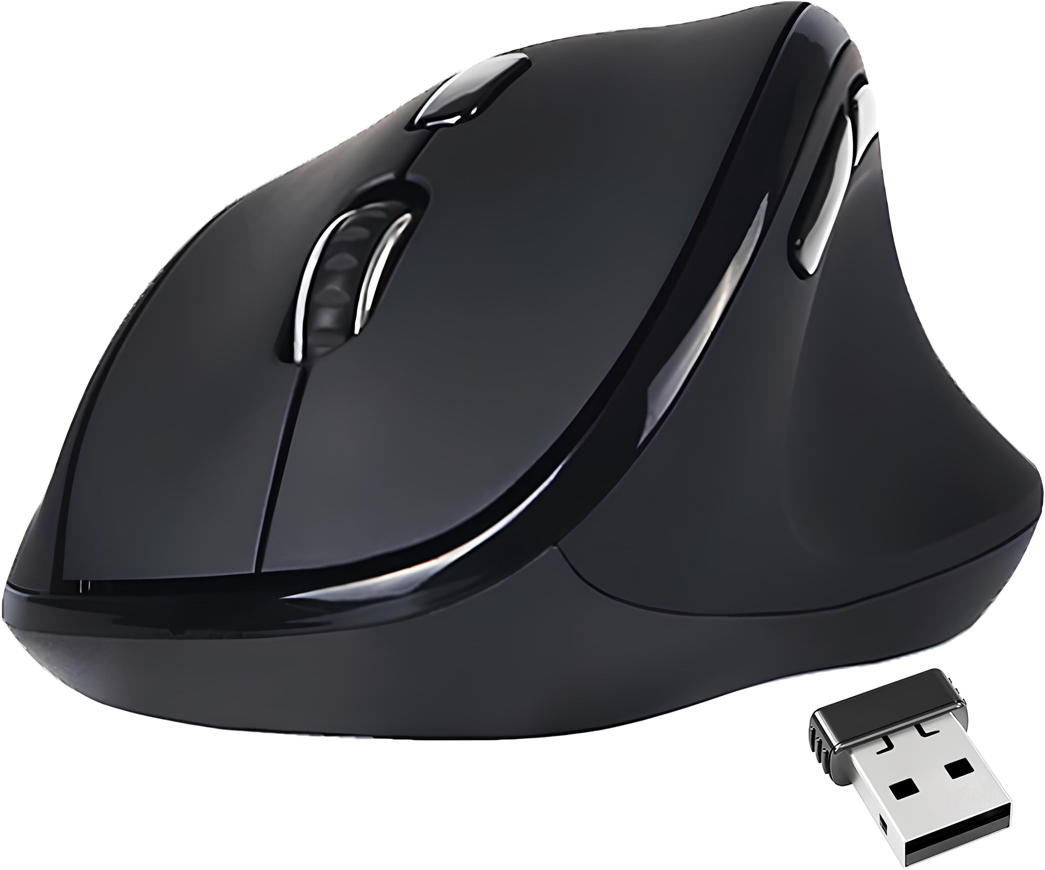 ELECTRO WOLF Art Ergonomic Unique 56° (Degree) Vertical 2.4GHz Optical 6D with 3 DPI Modes Wireless OpticalGaming Mouse-image-23