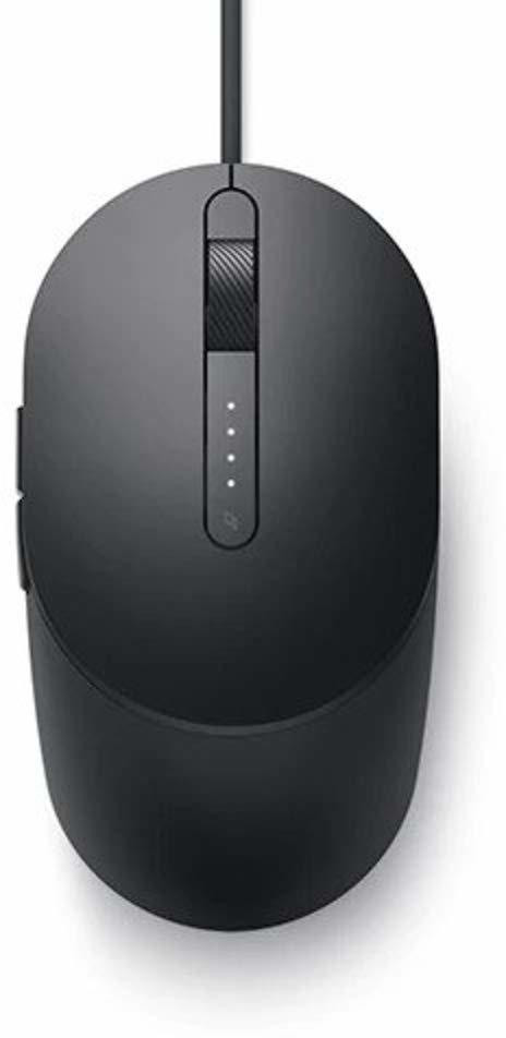 SHREE SIDDHI VINAYAKINFO WORLD Dell MS3220 Wired Laser Mouse, Titan Grey Wired Ambidextrous Laser Mouse image 1