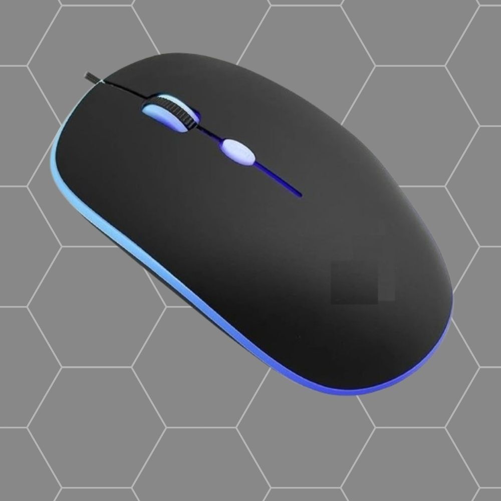 MAKMONI Computer Mouse Wired, Silent USB Mouse - Slim & Compact USB Mouse MB29 Wired Right Handed Optical Gaming Mouse-image-30