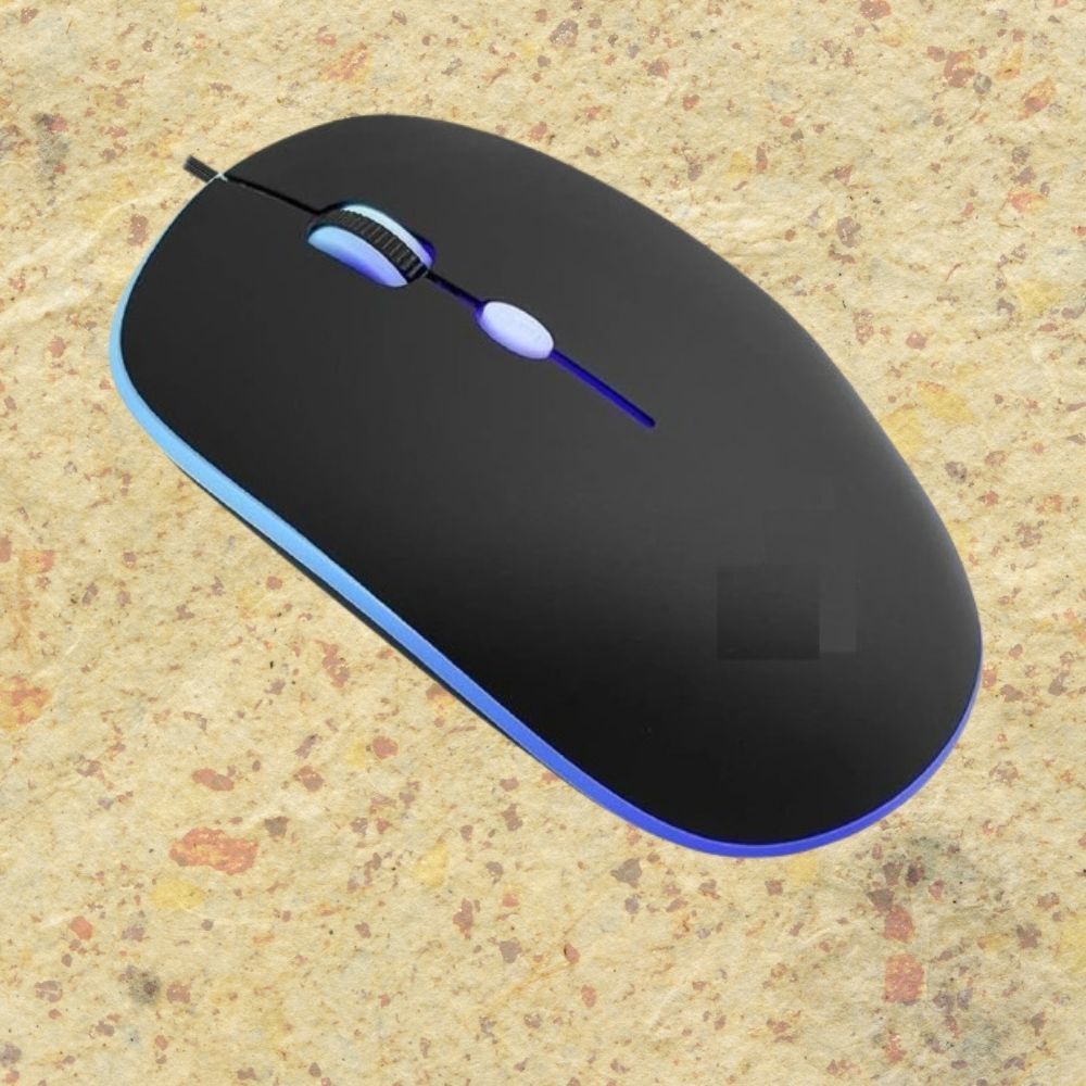MAKMONI Computer Mouse Wired, Silent USB Mouse - Slim & Compact USB Mouse MB103 Wired Right Handed Optical Gaming Mouse-image-23