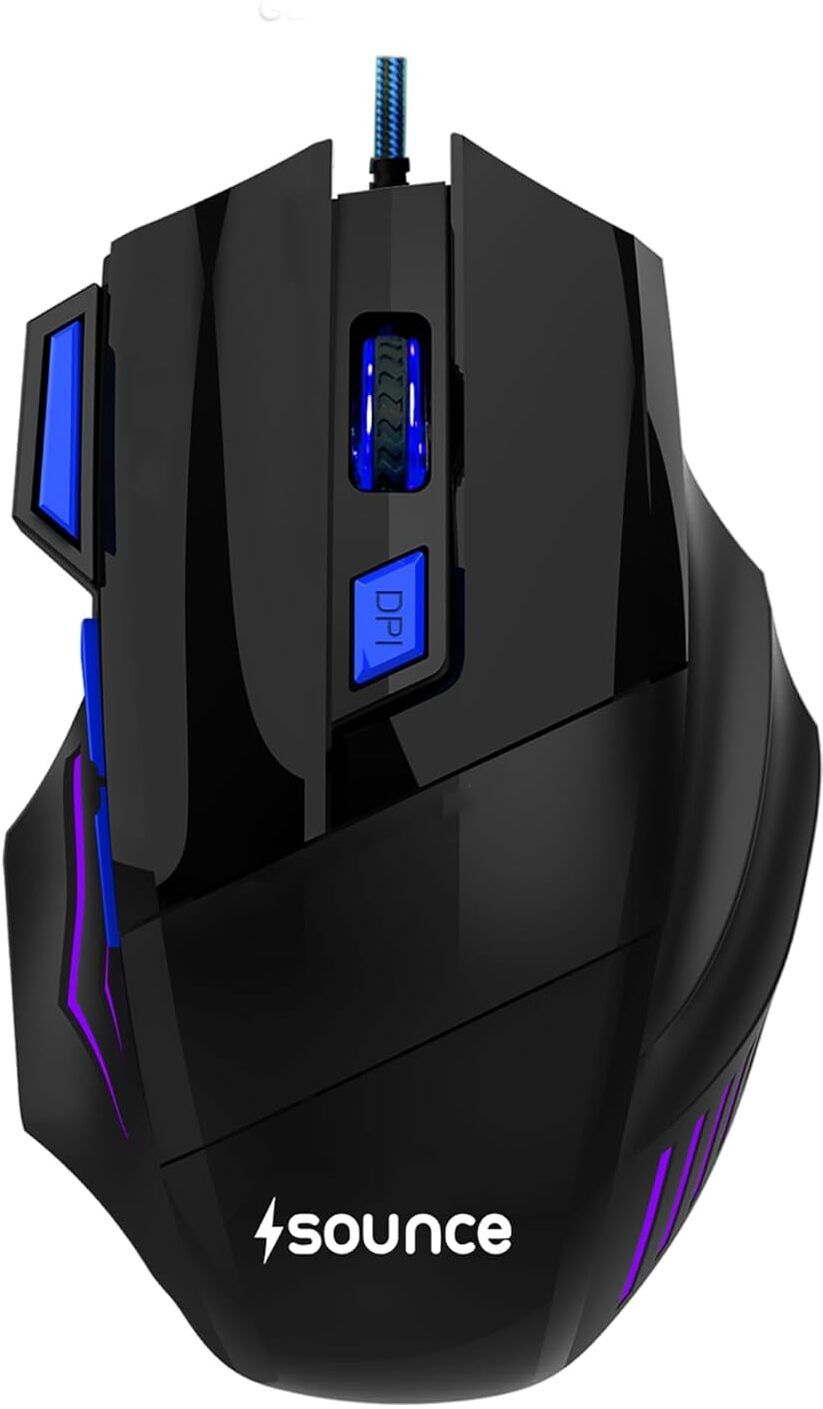 sounce Apex | SNC-APEX-WIRDMUS-BLK Wired Ergonomic Optical Gaming Mouse-image-16