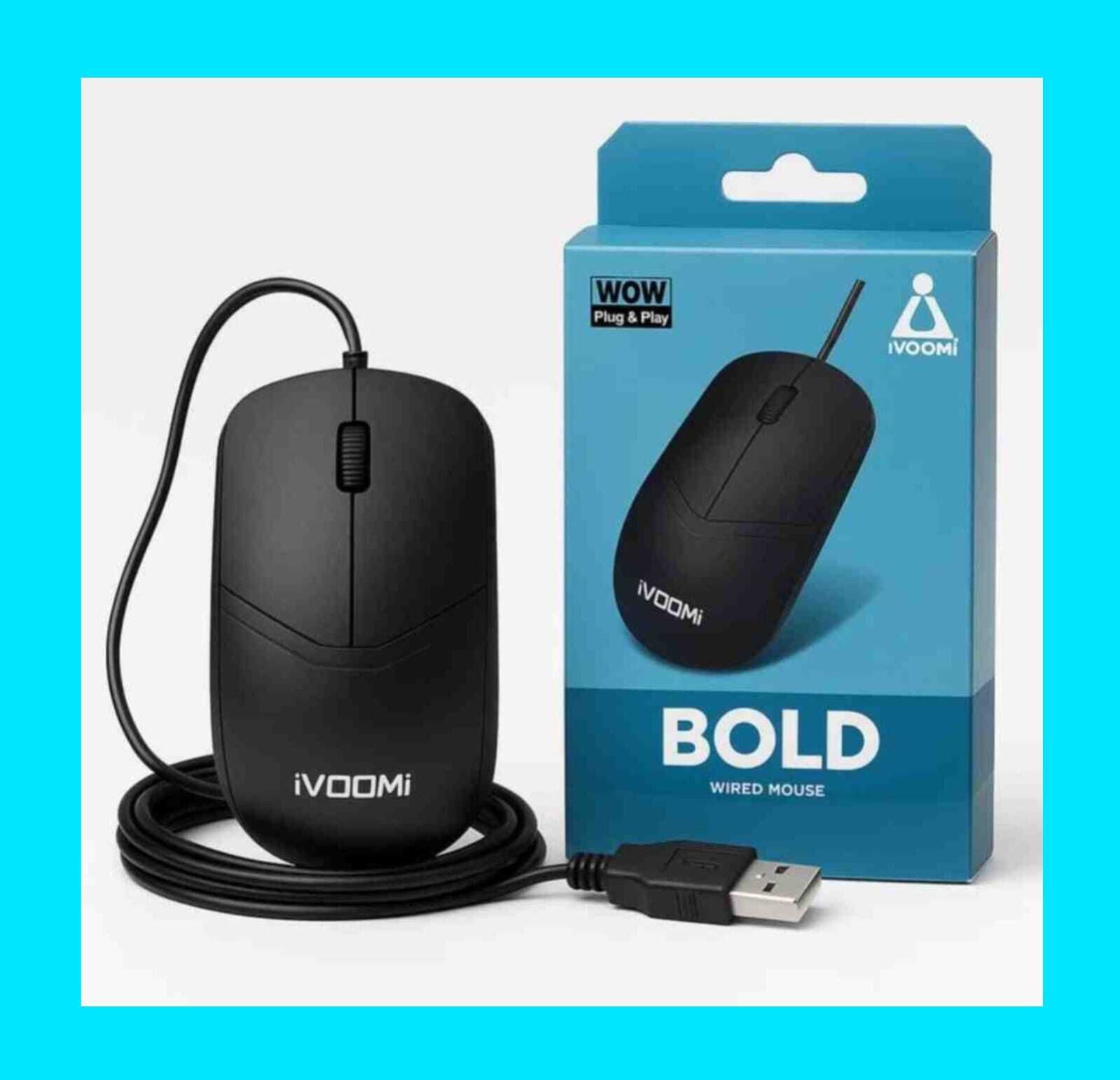 iVoomi Bold Mouse Wired Ergonomic Optical Mouse-picture-12
