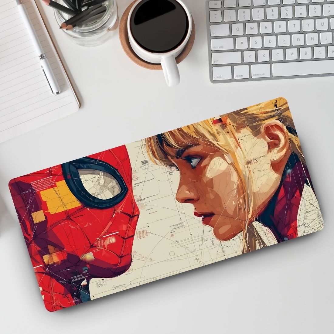 Sigma One SpiderVerse Dual Destiny XXL Gaming Keyboard Mat 23 x 11 inch Non Slip Base Mousepad-image-10