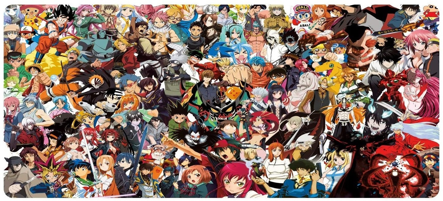 AlexVyan Gaming Design Large Mouse Pad - Anti-Fray Cloth Computer Mouse Keyboard Mat Mousepad image 1