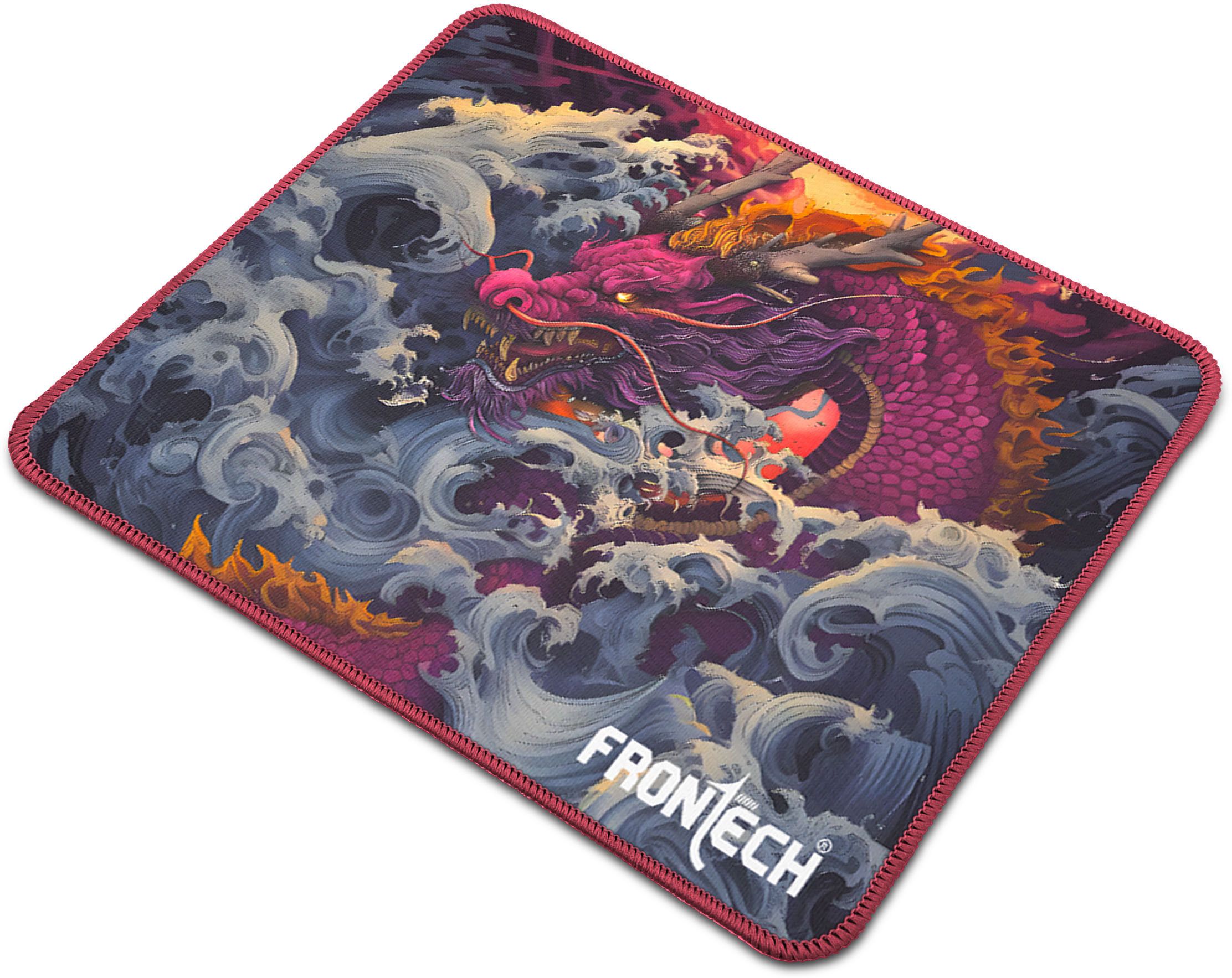 Frontech Gaming Mouse Pad | 300mm x 250mm x 2mm | Ultra-Smooth Micro-Textured Surface | Non Slip Base Mousepad-image-26