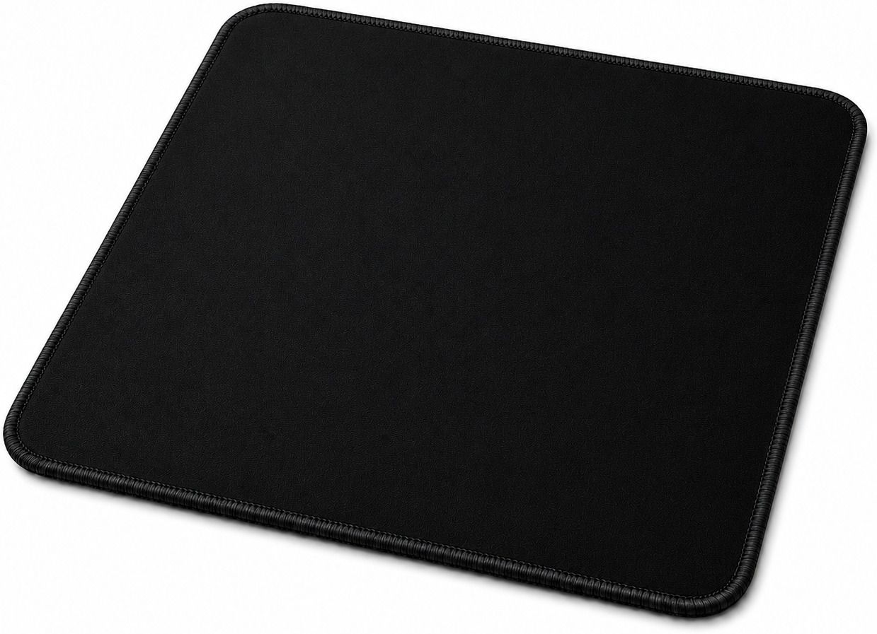 Siyara Premium Black Mouse Pad for Office, Laptop & Gaming | Anti-Slip Rubber Base Non Slip Base Mousepad-image-44