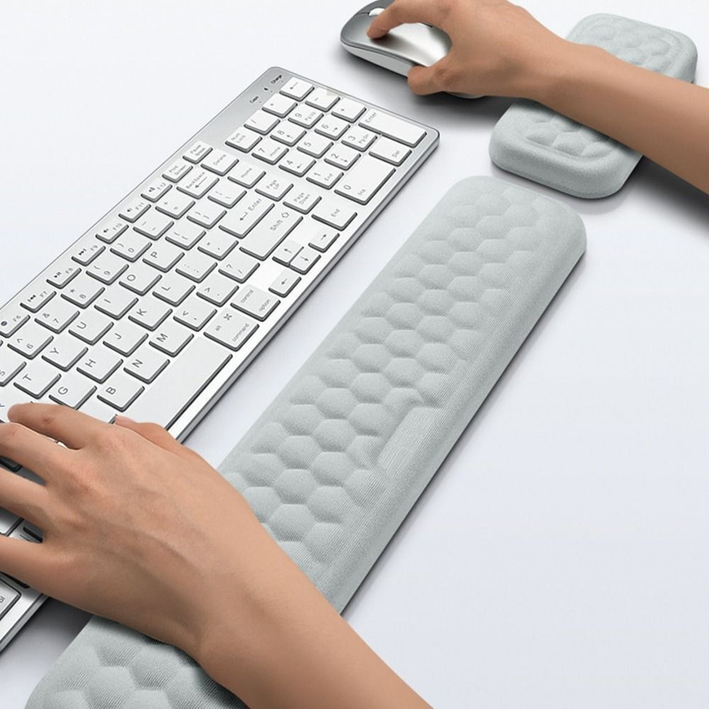 TOZKYN Keyboard Mouse Wrist Rest, Ergonomic Keyboard Support Pad Wrist Rest Mousepad image 1